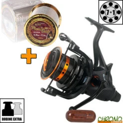 Moulinet Carp Design Débrayable GFR9000 Black & Orange + Planet Carp 1000m