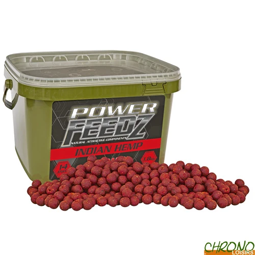 Bouillettes Starbaits Power Feedz Indian Hemp 14mm 1.8kg 1 Bouillettes Starbaits Power Feedz Indian Hemp 14mm 1.8kg