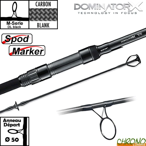 Canne Sonik DominatorX RS Spod & Marker 12' 1 Canne Sonik DominatorX RS Spod & Marker 12'