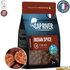 Bouillettes Cap River Indian Spice 20mm 1kg