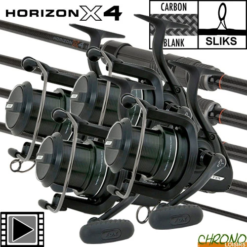 Ensemble Fox Horizon X4 10' 3.5lbs FX9 (les4) 1 Ensemble Fox Horizon X4 10' 3.5lbs FX9 (les4)