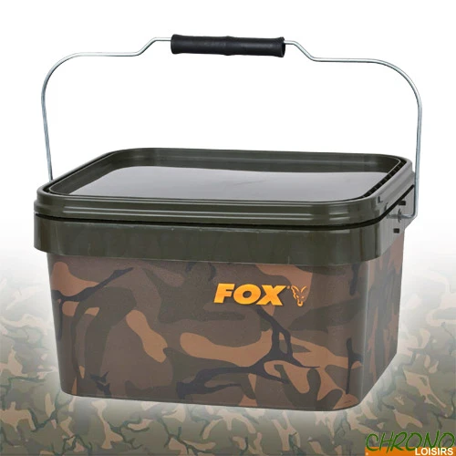 Seau Fox Camo Square Bucket 5L 1 Seau Fox Camo Square Bucket 5L